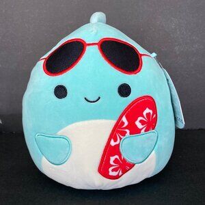 Squishmallows 8" Perry the Surfing Dolphin NWT